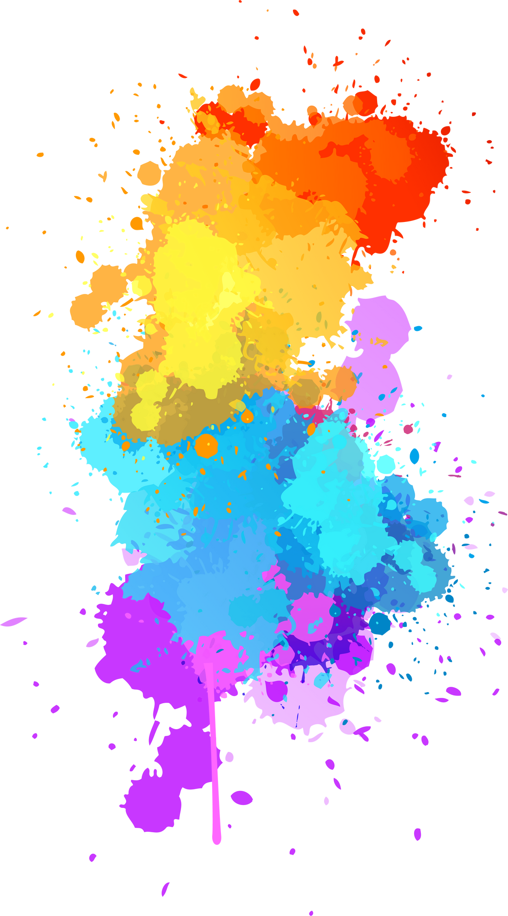 Colorful Paint Splashes